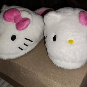 Cute White and Pink Character Slippers